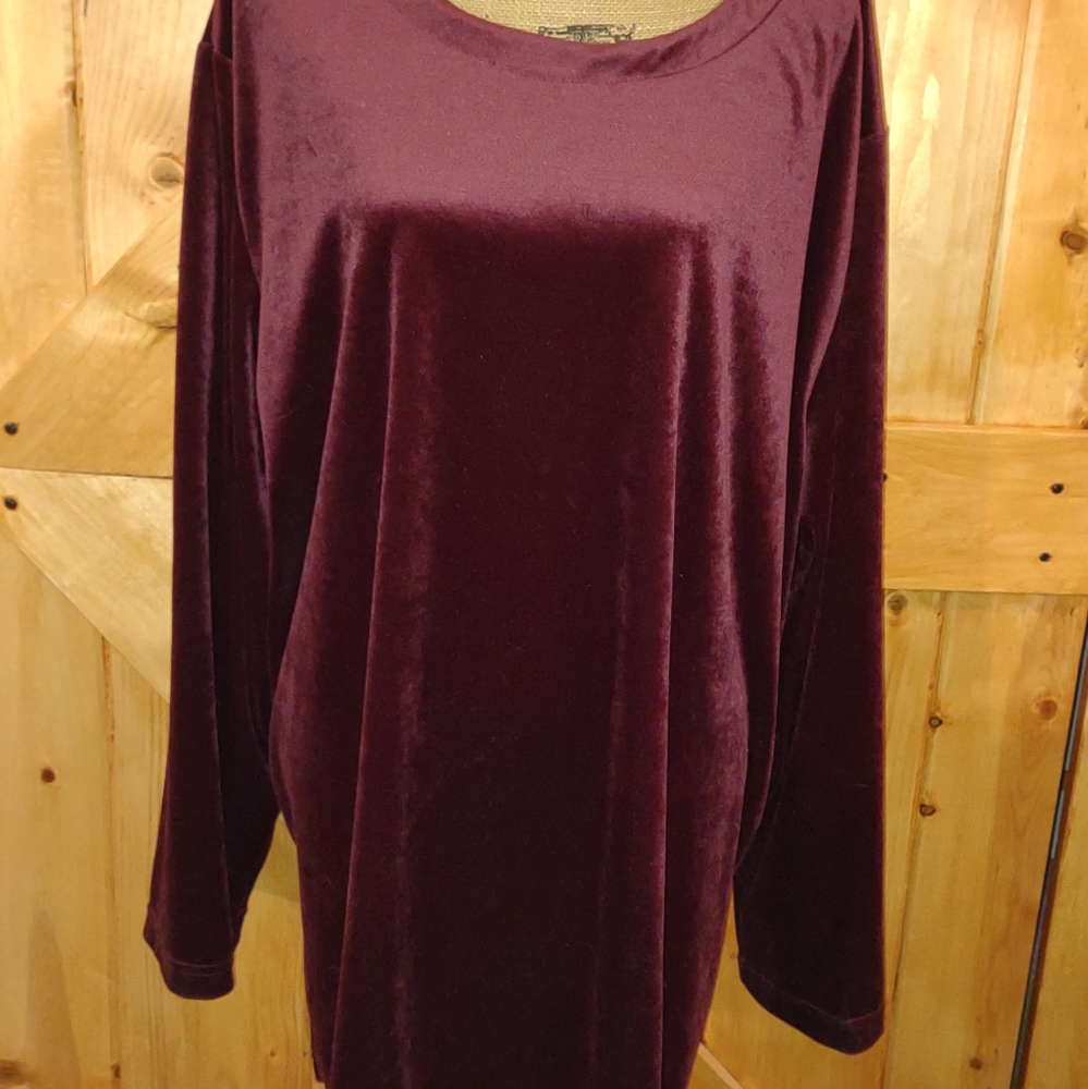 Velvet tunic